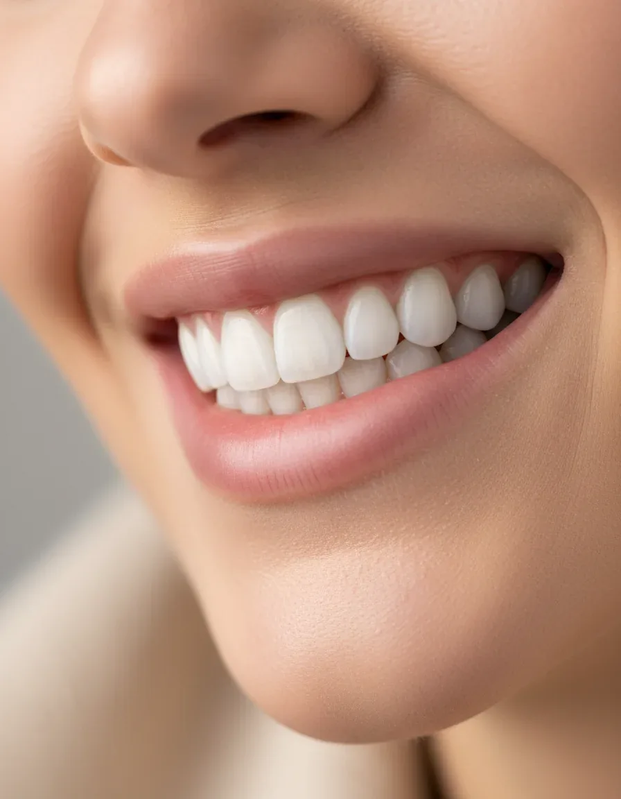 Primo piano di un sorriso